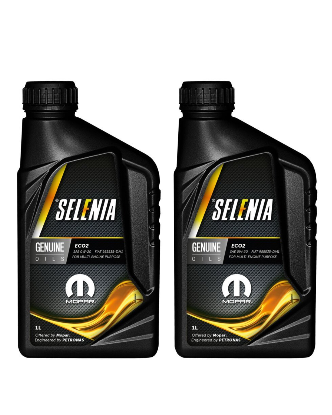 Selenia ECO2 0W-20 Olio Motore Originale FIAT Hybrid FireFly 9.55535-DM1 ACEA C5