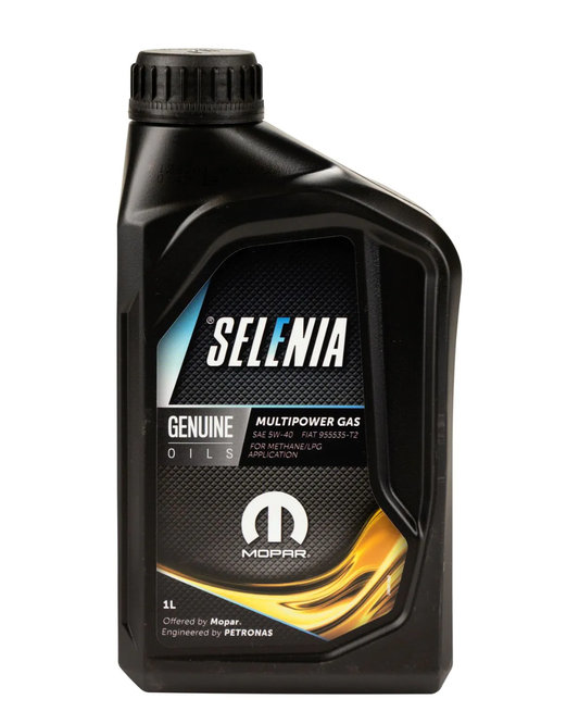 Selenia Multipower Gas 5W-40 ACEA C3 – Olio Motore Sintetico per Auto a GPL e Metano