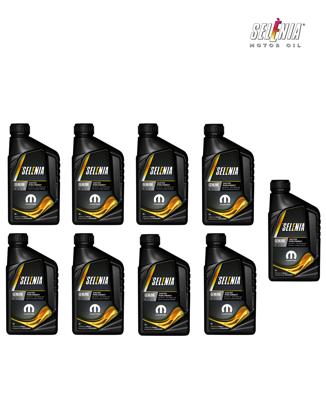 SELENIA DIGITEK PURE ENERGY 0W-30 ACEA C2 FIAT 9.55535-GS1