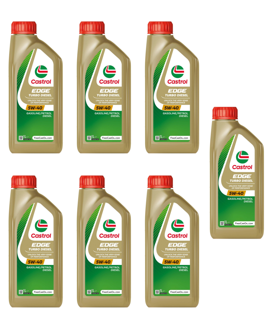 Castrol EDGE 5W-40 Turbo Diesel – Olio Motore Sintetico ACEA C3 | VW 505.00 / 505.01 | FIAT 9.55535-S2
