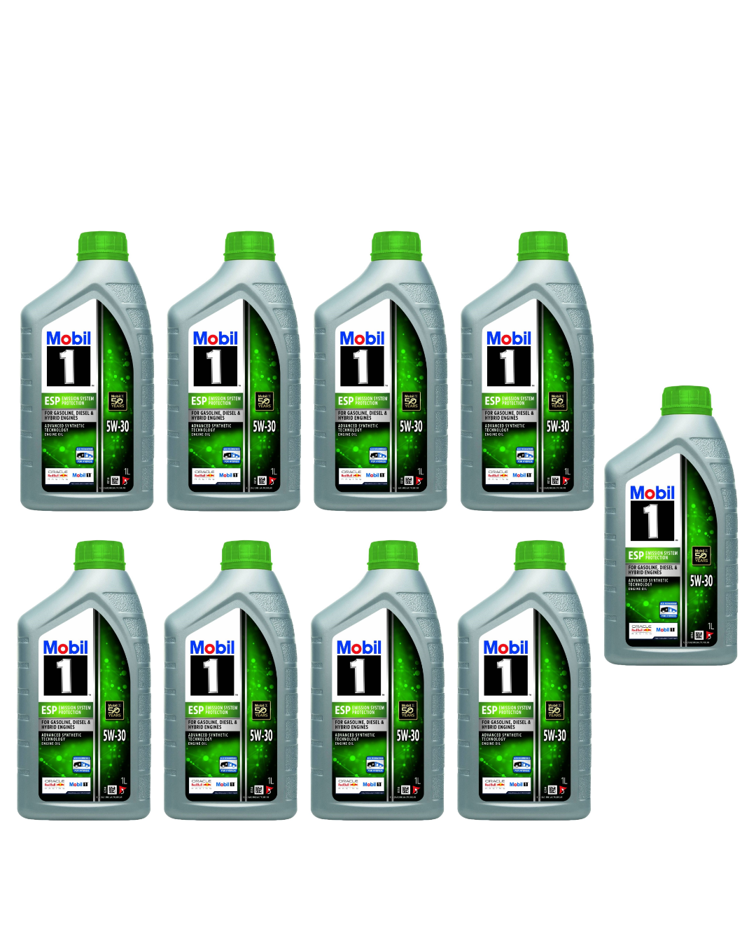 MOBIL 1 ESP 5W-30 ACEA C3 BMW LL-04 MB 229.52 VW 504/507 PSA RN0710 C30