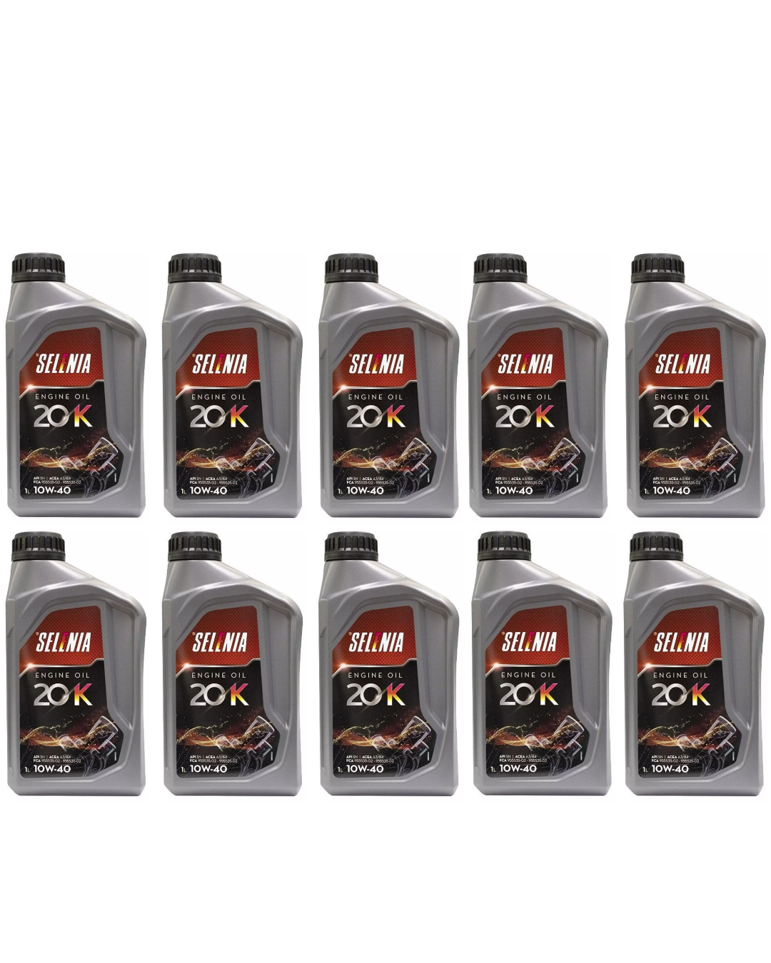 Selenia 20K 10W-40 A3/B4 FCA 955535-G2 - 955535-D2 SEMISINTETICO