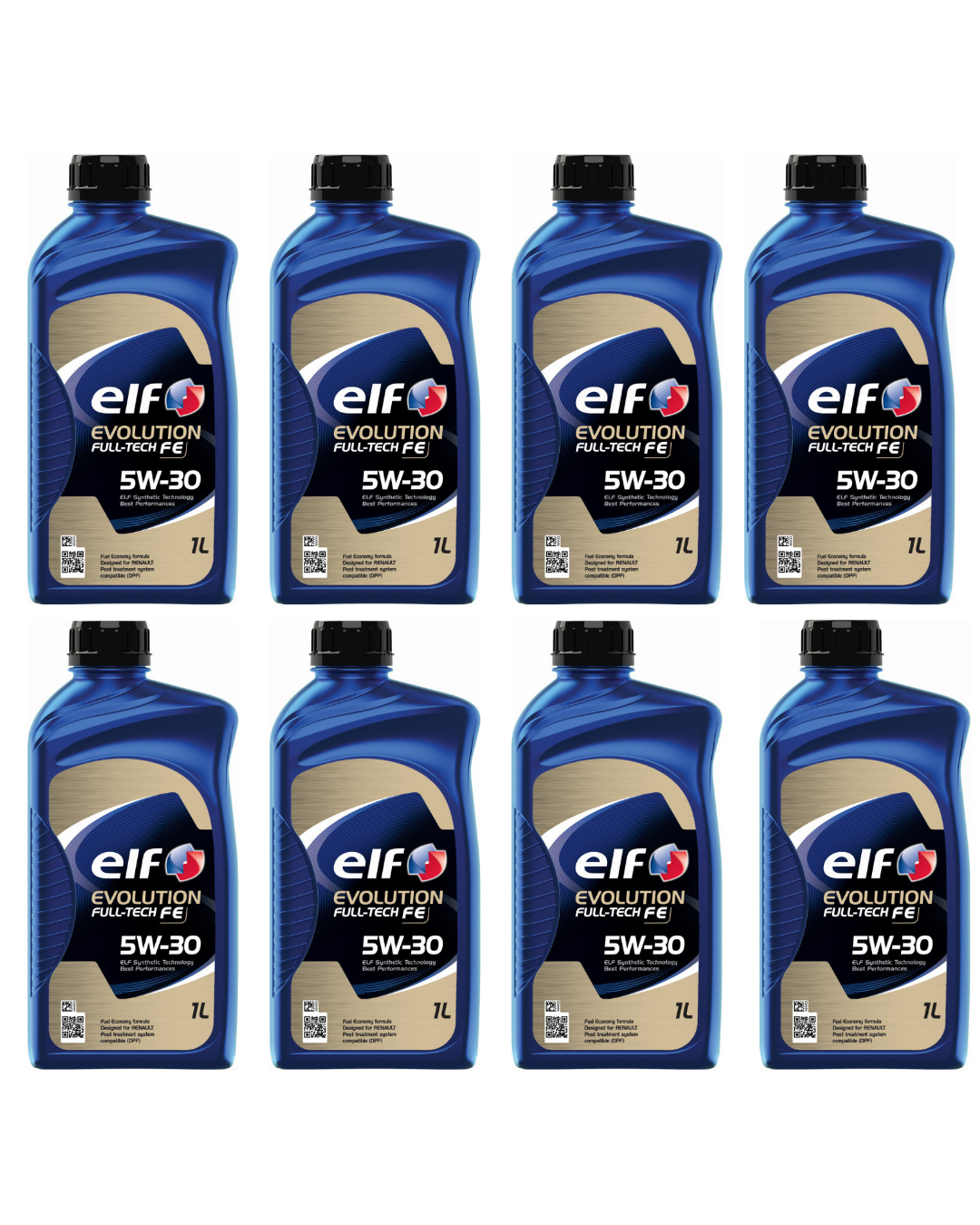 Elf Evolution Full-Tech FE 5W-30 Olio Motore 100% Sintetico ACEA C3 RN17 C4 MB 229.51 VW 504.00 507.00 LongLife