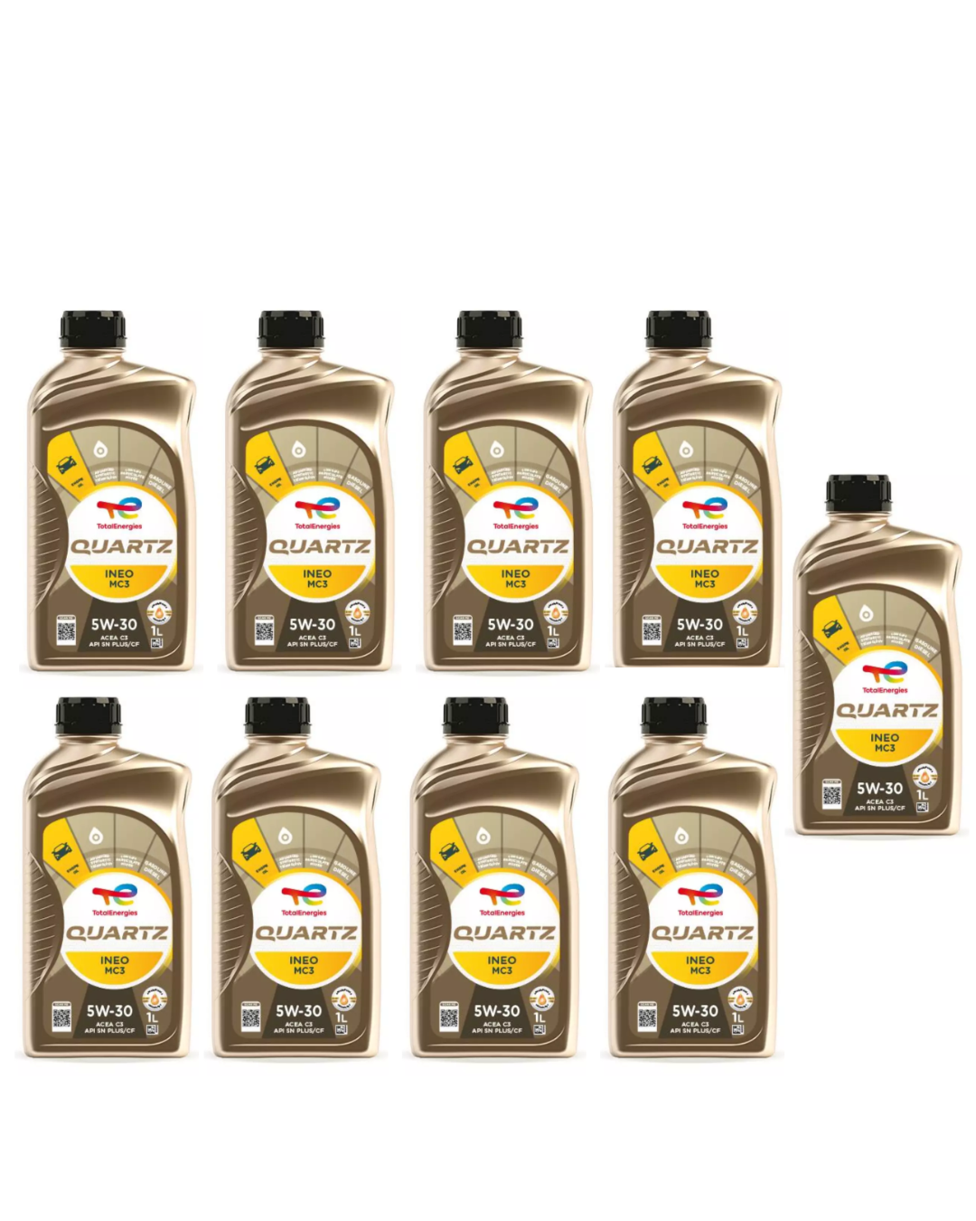 TOTAL QUARTZ INEO MC3 5W-30 Olio Motore Sintetico Low SAPS ACEA C3 API SN PLUS