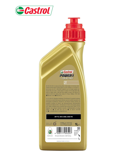Castrol Power 1 Racing 2T – Olio Motore Sintetico per Moto 2 Tempi