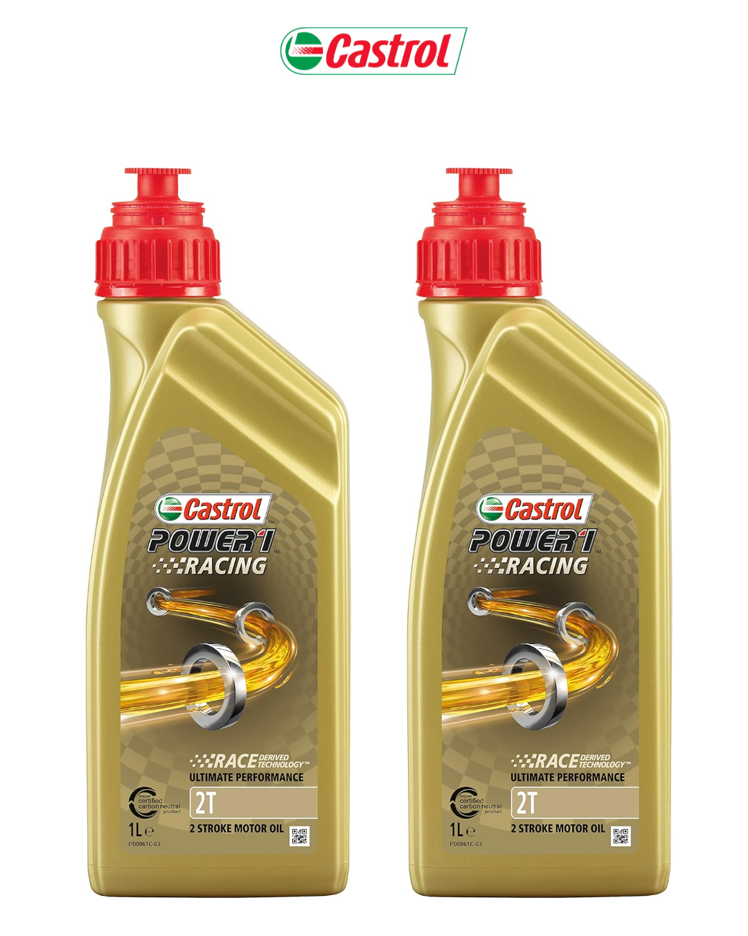 Castrol Power 1 Racing 2T – Olio Motore Sintetico per Moto 2 Tempi