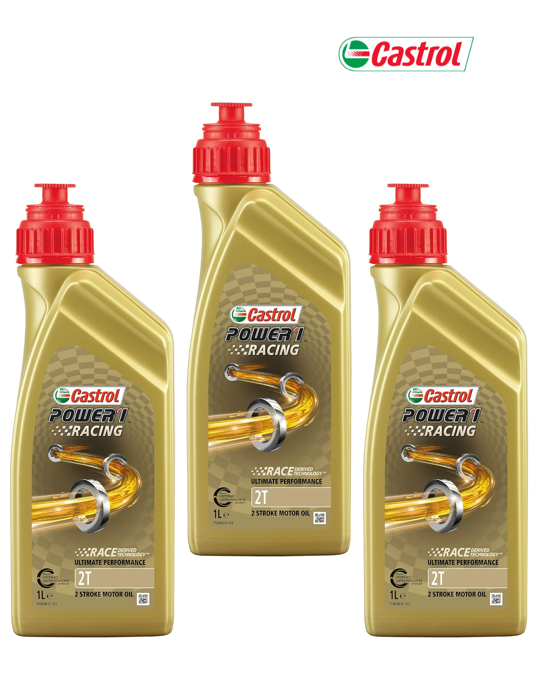Castrol Power 1 Racing 2T – Olio Motore Sintetico per Moto 2 Tempi