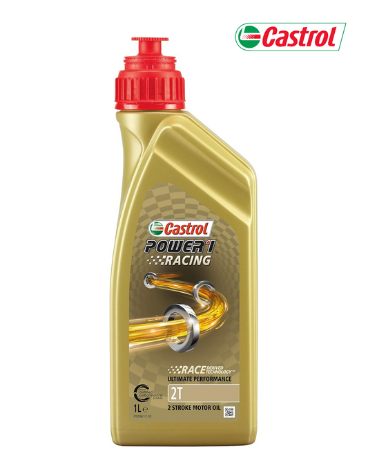 Castrol Power 1 Racing 2T – Olio Motore Sintetico per Moto 2 Tempi