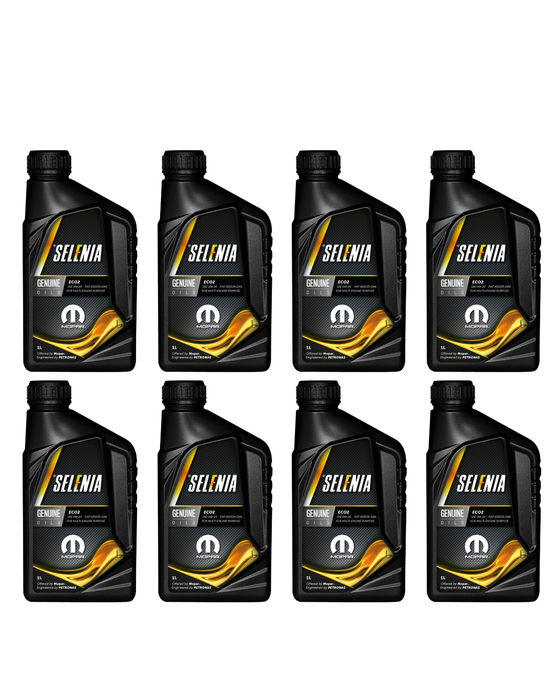 Selenia ECO2 0W-20 Olio Motore Originale FIAT Hybrid FireFly 9.55535-DM1 ACEA C5