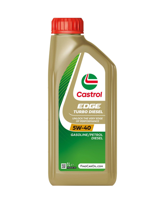 Castrol EDGE 5W-40 Turbo Diesel – Olio Motore Sintetico ACEA C3 | VW 505.00 / 505.01 | FIAT 9.55535-S2