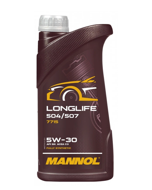 MANNOL Longlife 5W-30 ACEA C3 – VW 504 00 / 507 00, Porsche C30