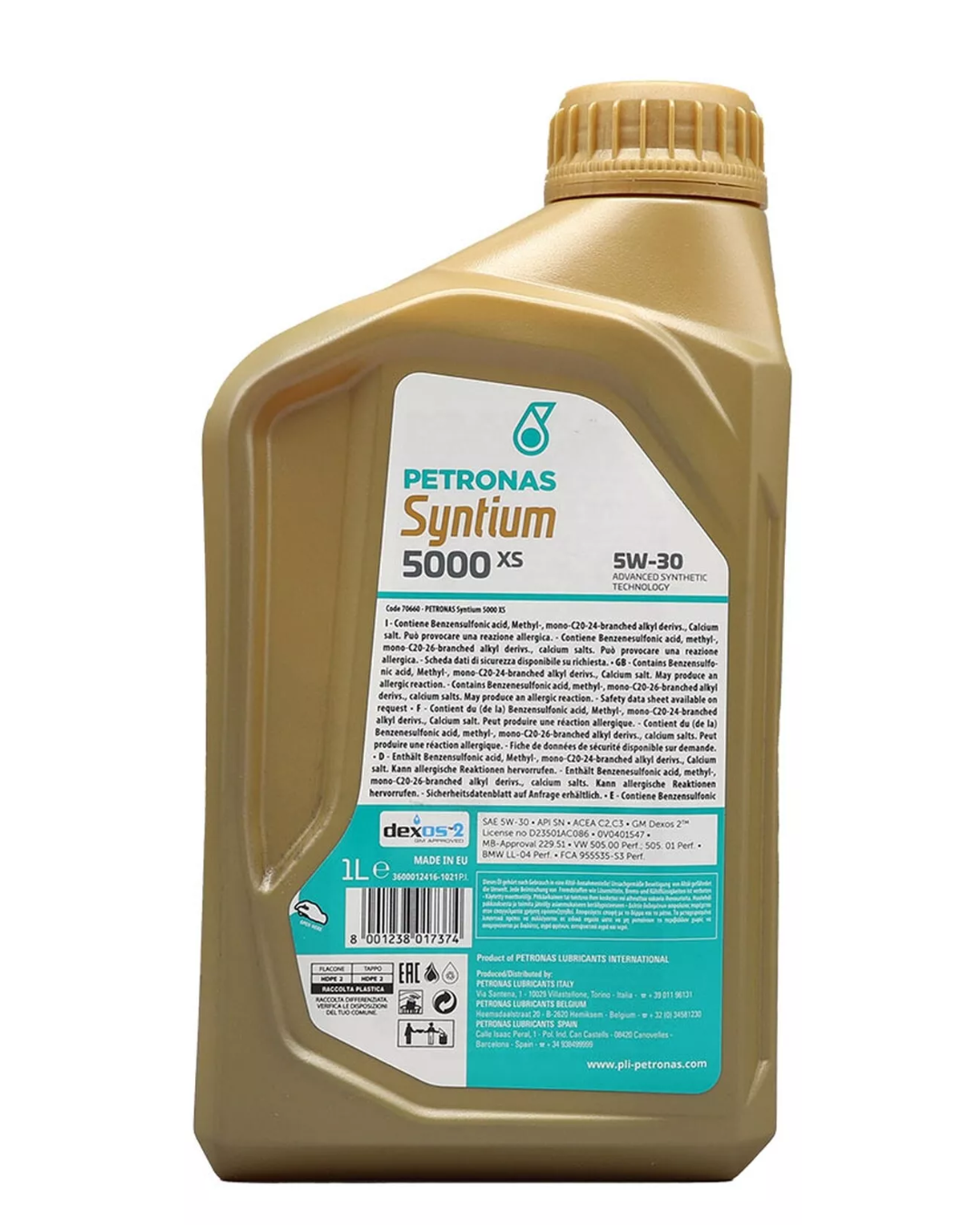 Petronas Syntium 5000 Xs 5W30 Syntethic C2 C3 FCA 955535-S3