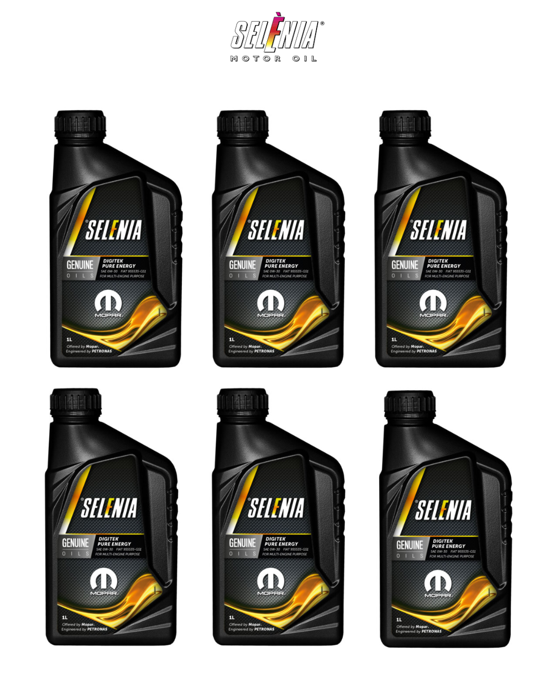 SELENIA DIGITEK PURE ENERGY 0W-30 ACEA C2 FIAT 9.55535-GS1