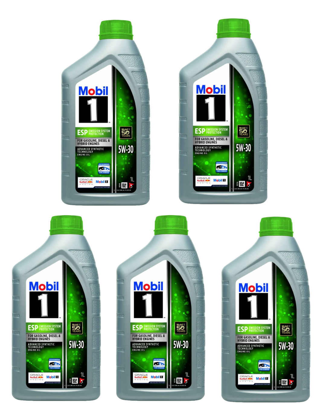 MOBIL 1 ESP 5W-30 ACEA C3 BMW LL-04 MB 229.52 VW 504/507 PSA RN0710 C30