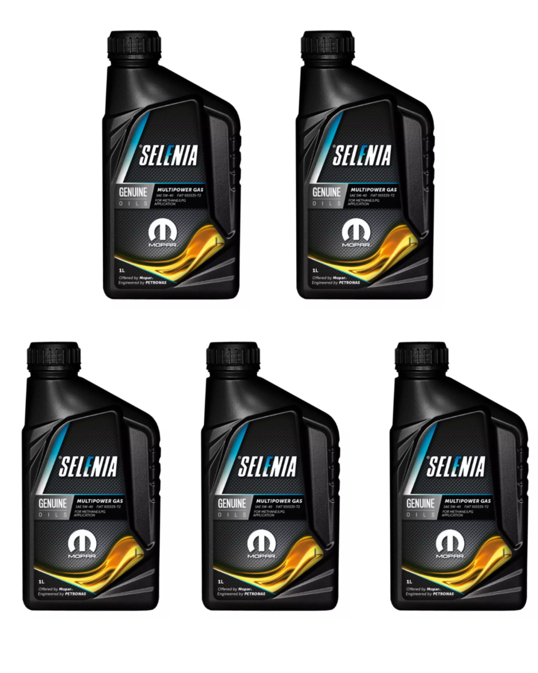 Selenia Multipower Gas 5W-40 ACEA C3 – Olio Motore Sintetico per Auto a GPL e Metano