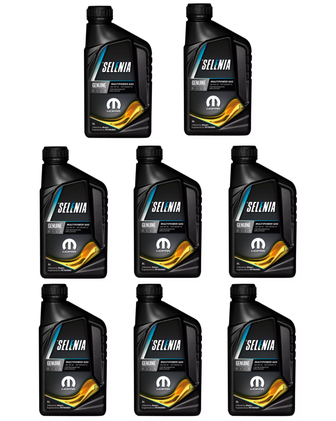 Selenia Multipower Gas 5W-40 ACEA C3 – Olio Motore Sintetico per Auto a GPL e Metano