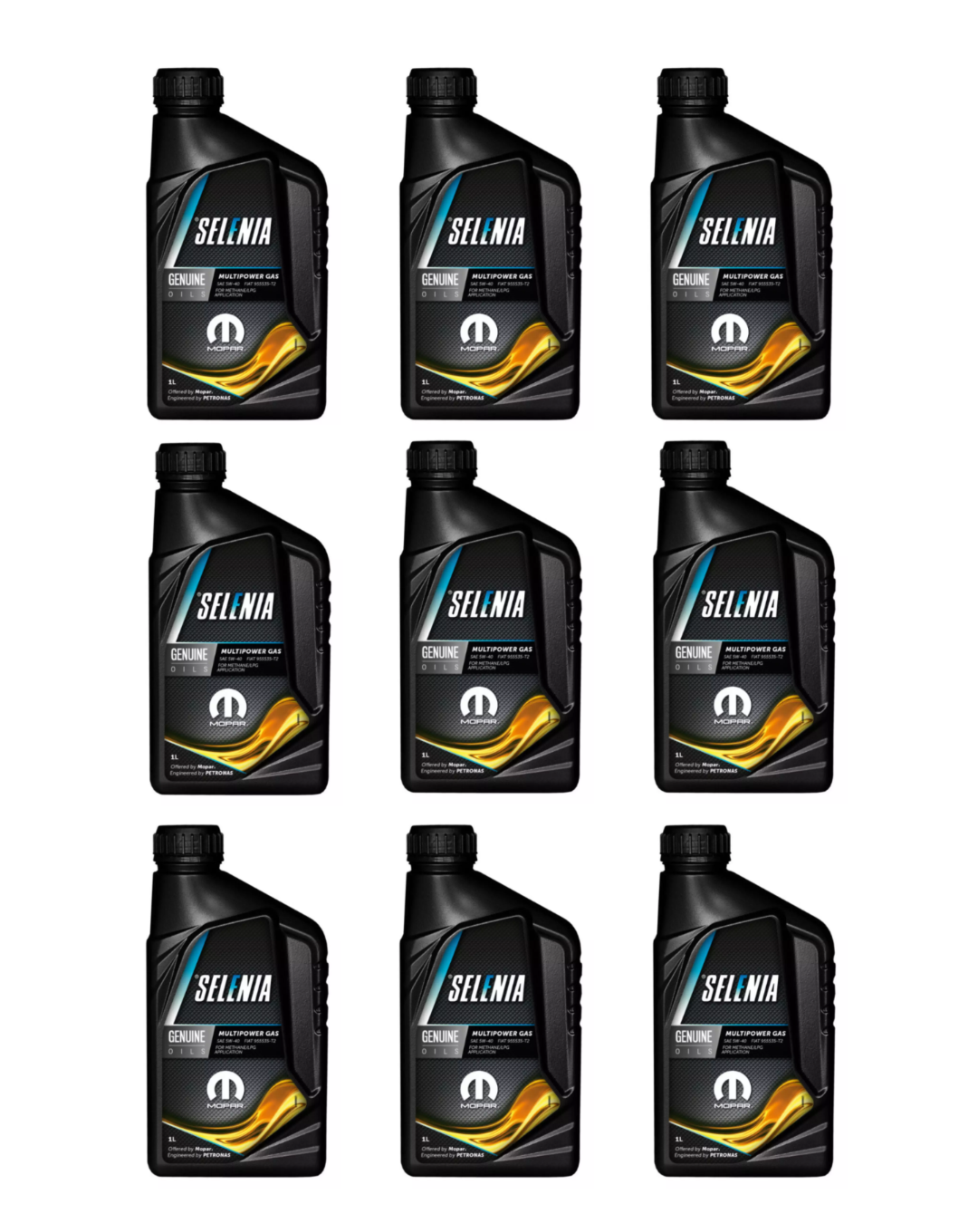 Selenia Multipower Gas 5W-40 ACEA C3 – Olio Motore Sintetico per Auto a GPL e Metano