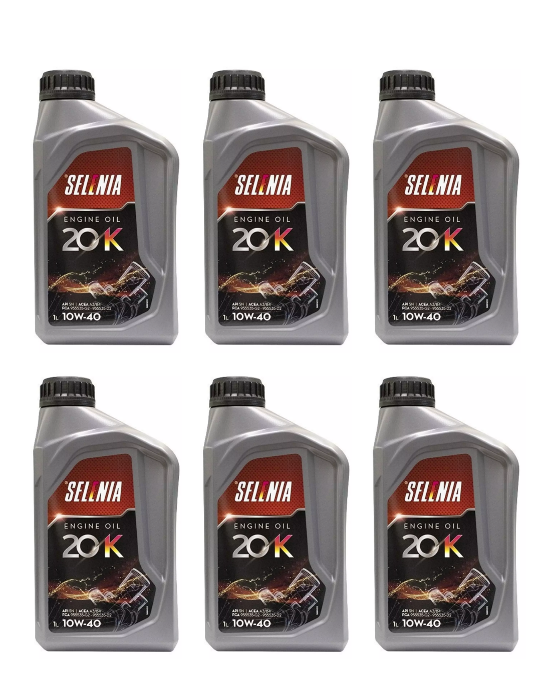 Selenia 20K 10W-40 A3/B4 FCA 955535-G2 - 955535-D2 SEMISINTETICO