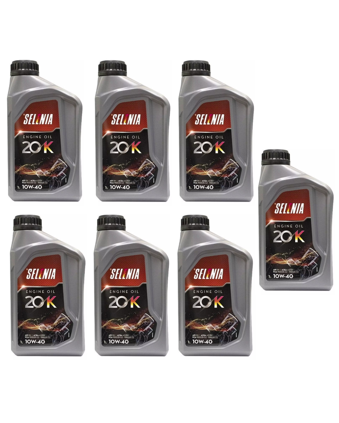 Selenia 20K 10W-40 A3/B4 FCA 955535-G2 - 955535-D2 SEMISINTETICO