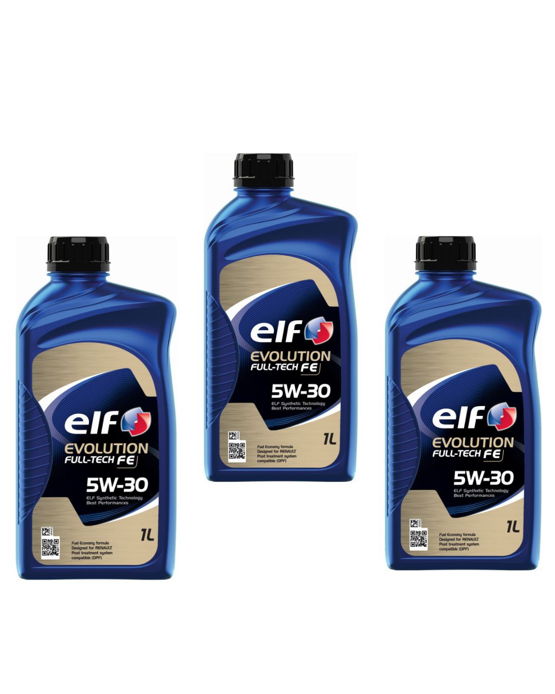 Elf Evolution Full-Tech FE 5W-30 Olio Motore 100% Sintetico ACEA C3 RN17 C4 MB 229.51 VW 504.00 507.00 LongLife