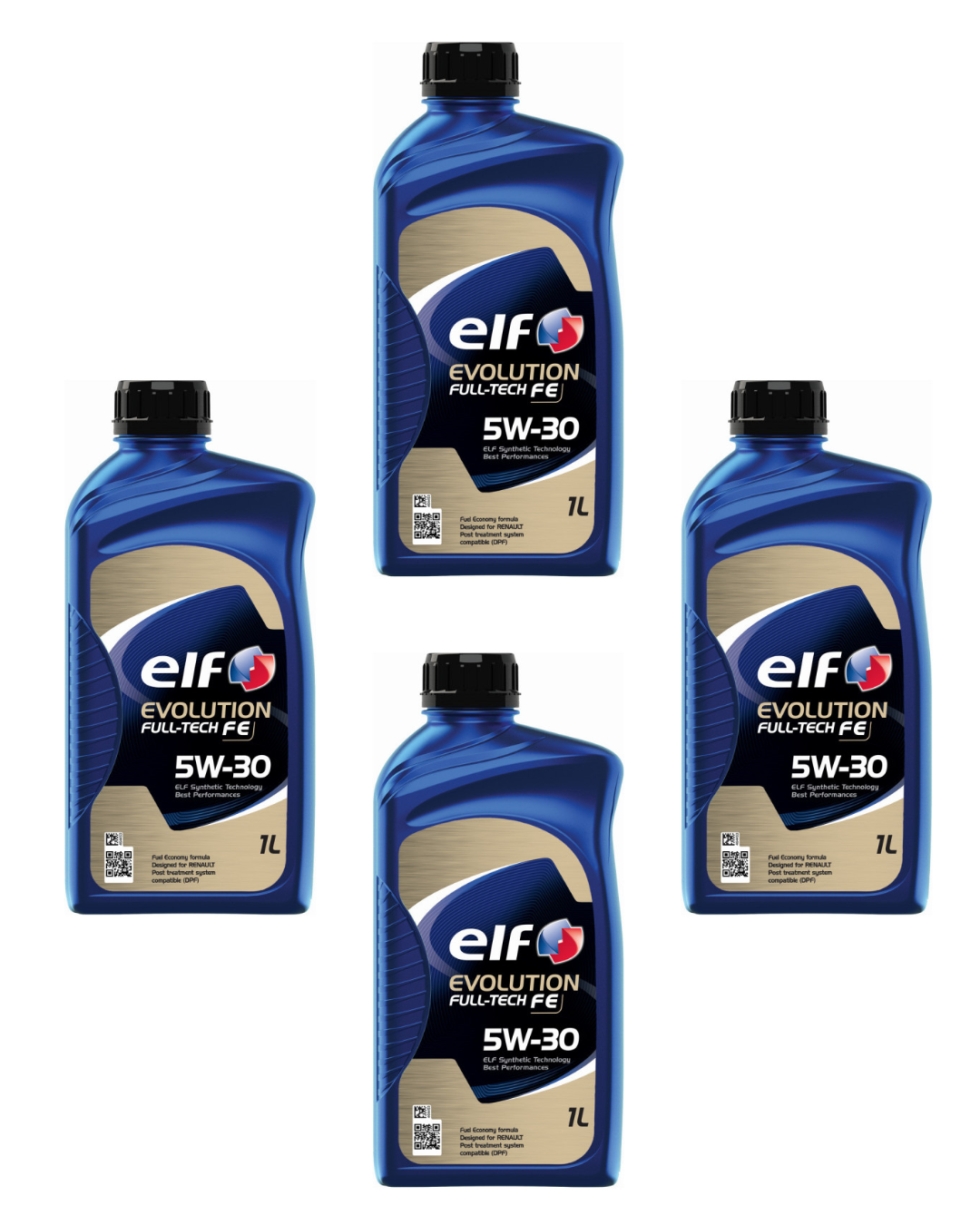 Elf Evolution Full-Tech FE 5W-30 Olio Motore 100% Sintetico ACEA C3 RN17 C4 MB 229.51 VW 504.00 507.00 LongLife