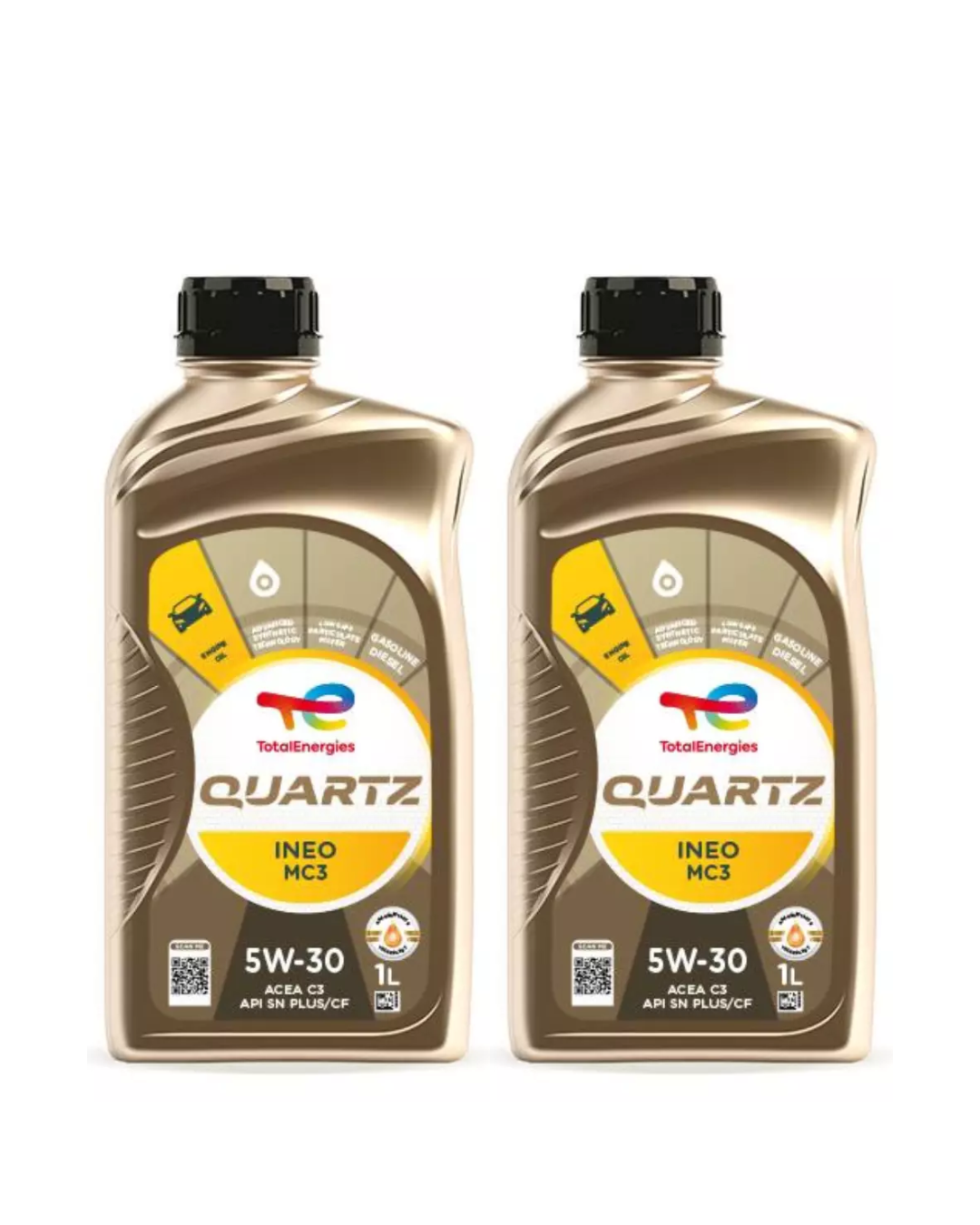 TOTAL QUARTZ INEO MC3 5W-30 Olio Motore Sintetico Low SAPS ACEA C3 API SN PLUS