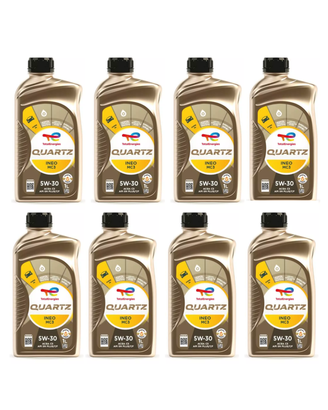 TOTAL QUARTZ INEO MC3 5W-30 Olio Motore Sintetico Low SAPS ACEA C3 API SN PLUS