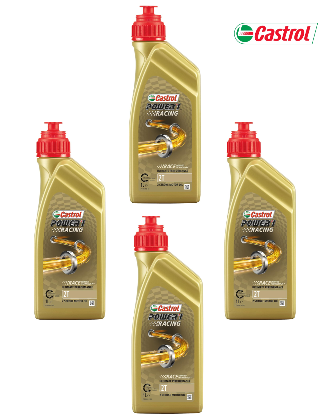 Castrol Power 1 Racing 2T – Olio Motore Sintetico per Moto 2 Tempi