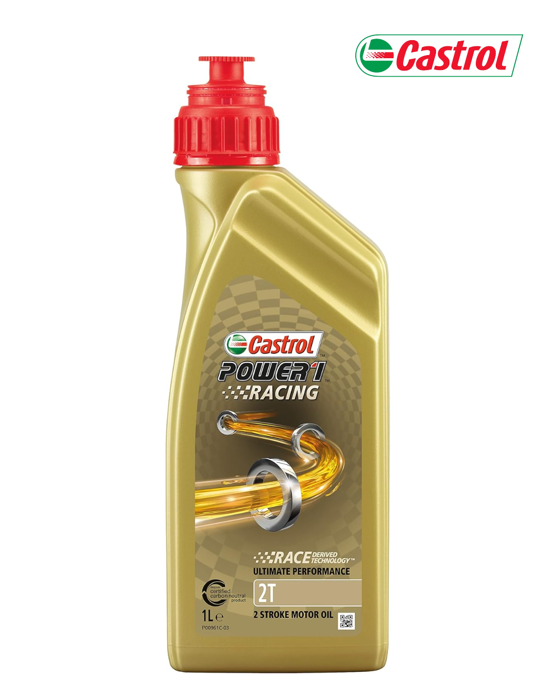 Castrol Power 1 Racing 2T – Olio Motore Sintetico per Moto 2 Tempi